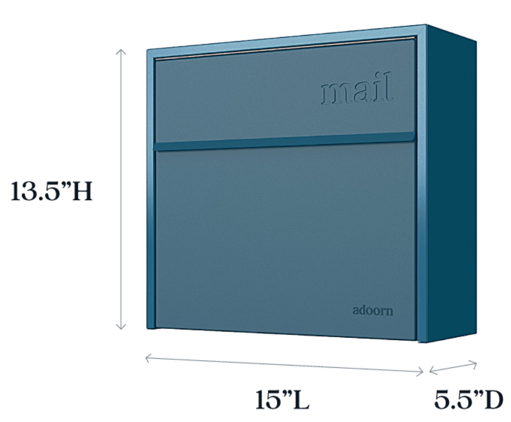 Large Capacity Receives Mail + Packages