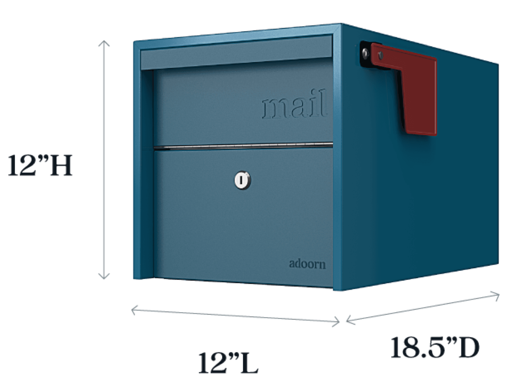 Large Capacity Receives Mail + Packages