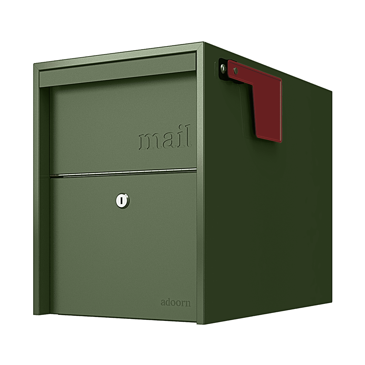 Post Mount Locking Mailbox | Large Specifications
