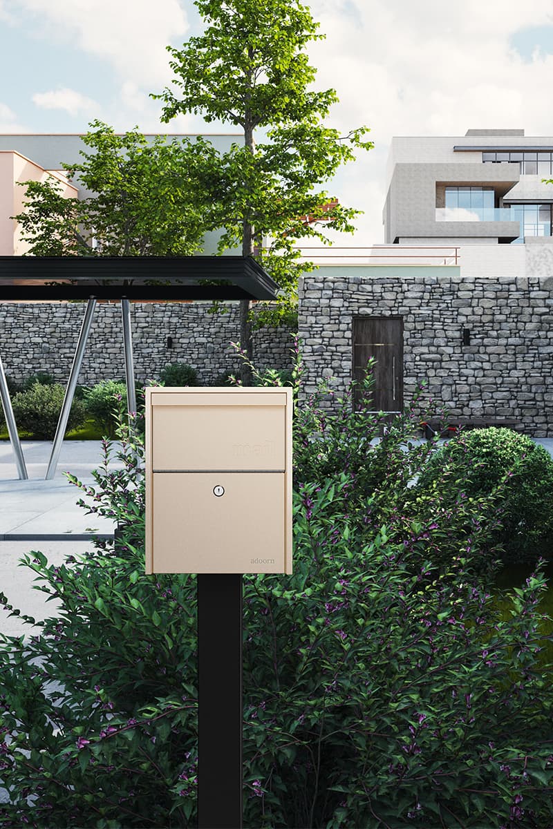 Post Mount Locking Mailbox | Large Gallery Image
